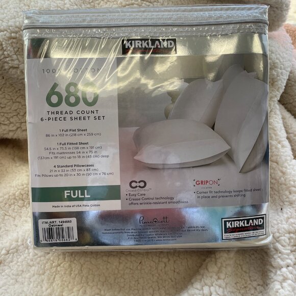 Kirkland 680 Thread Count Sheetsnull